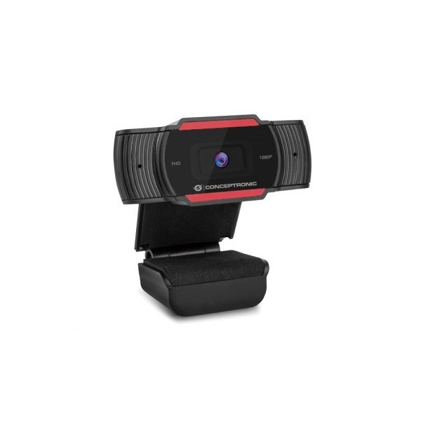 Webcam Fhd Conceptronic Usb 1080p Foco Fijo